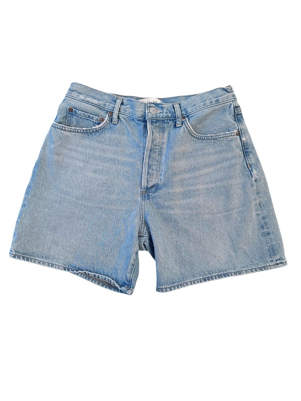 Agolde The Dame high rise baggy denim shorts coax size 28